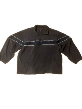 Faded Glory Brown & Navy Vintage Quarter-Zip Jacket – Size XL